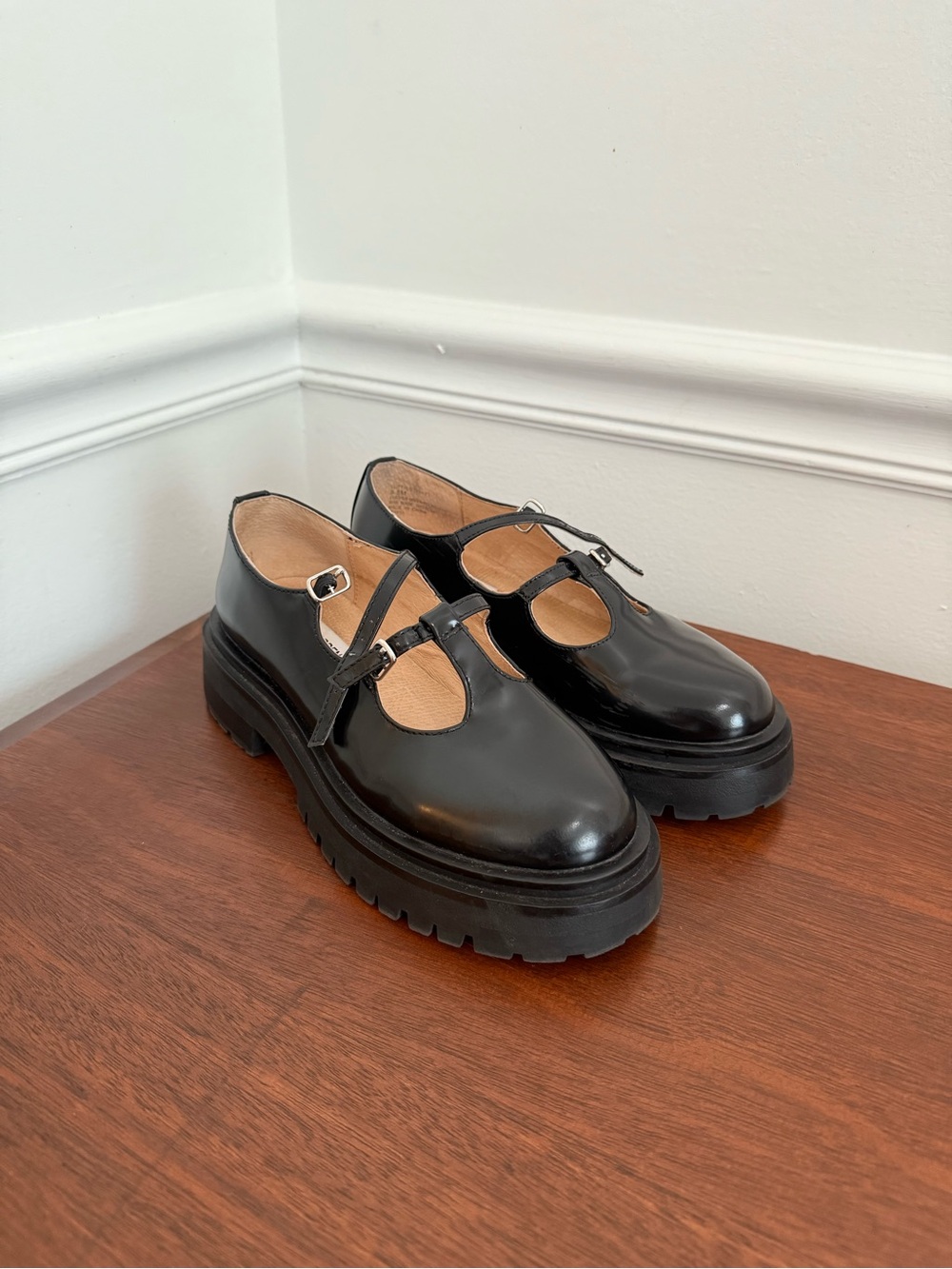 Steve Madden Black Mary Jane Platform Shoes - Women’s 6.5